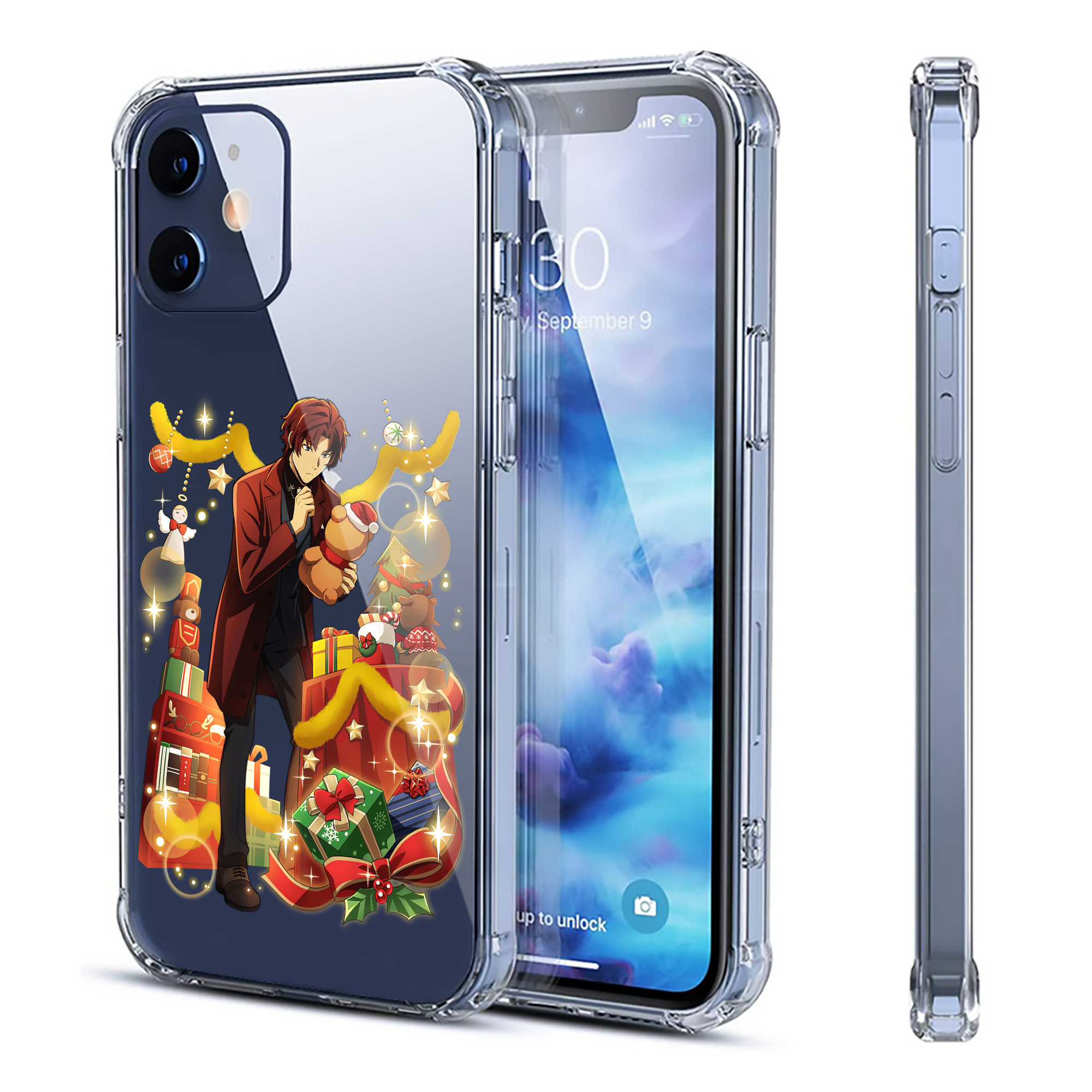 （画像用） 文豪ストレイドッグス Bungo Stray Dogs 【iPhone 12シリーズ対応】透明スマホケース（クリアソフトケース）